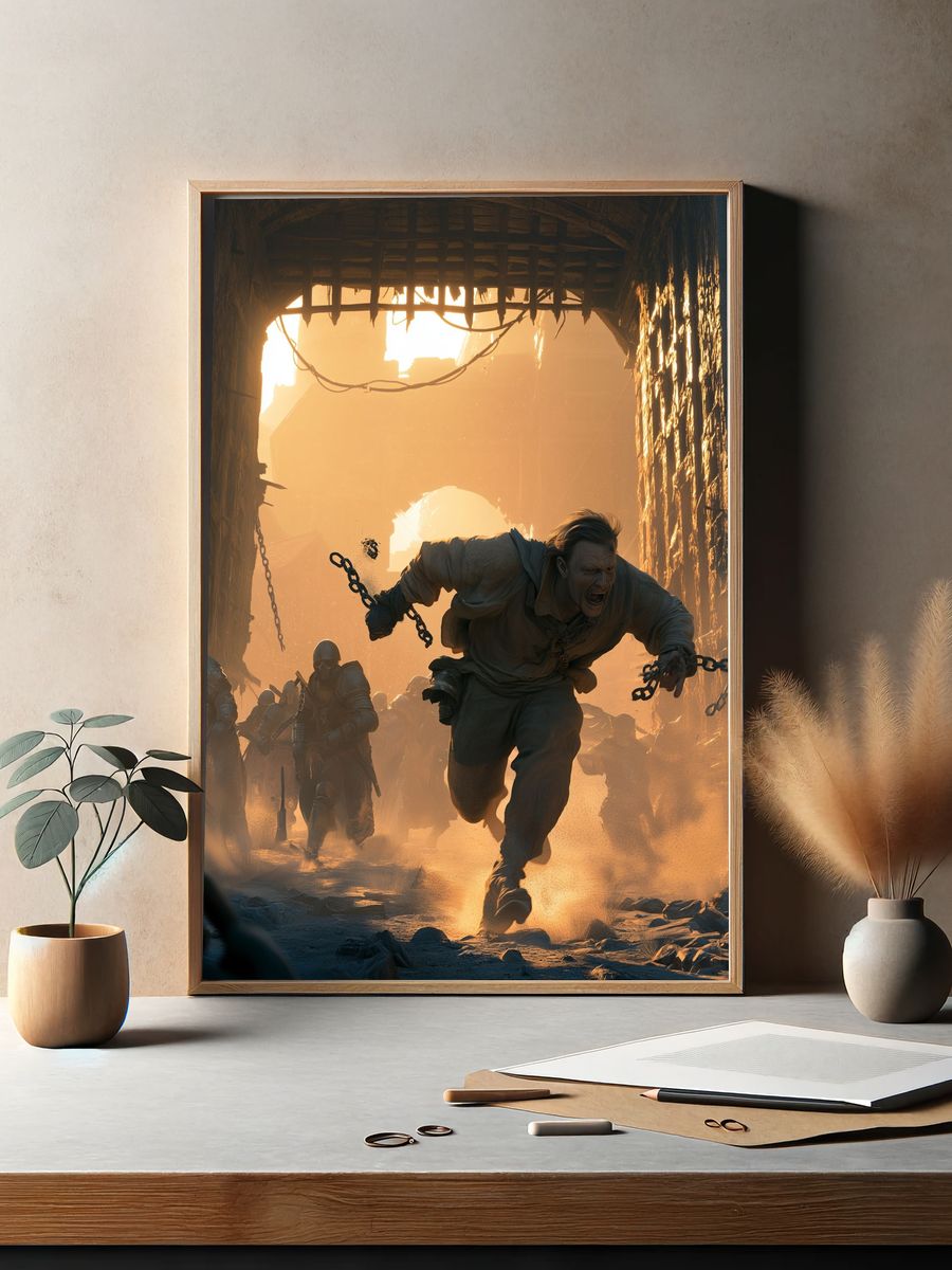 Dungeon Escape Fantasy Print. — room view 2