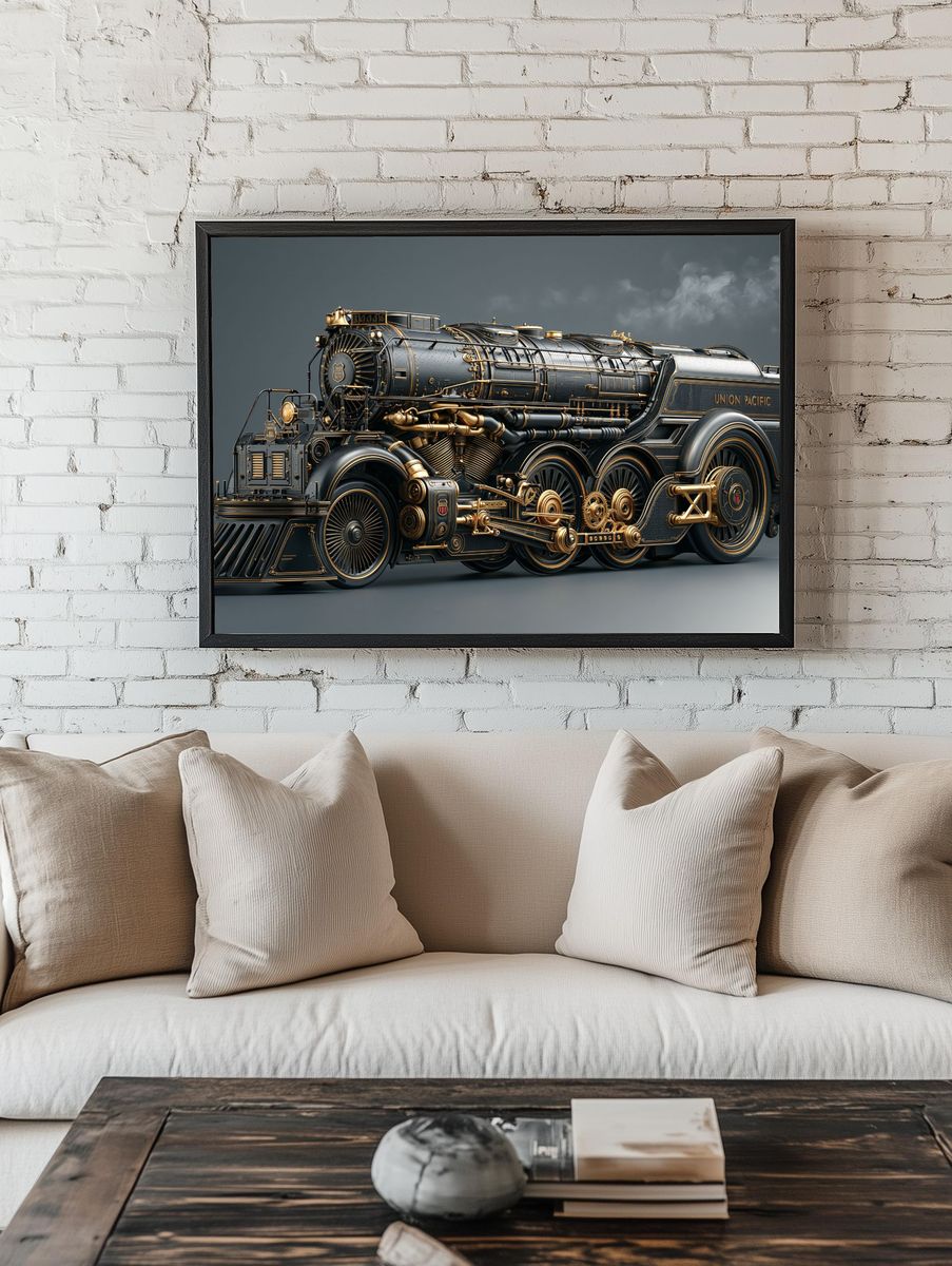 Colorful Roman Cityscape Illustration Poster. room preview