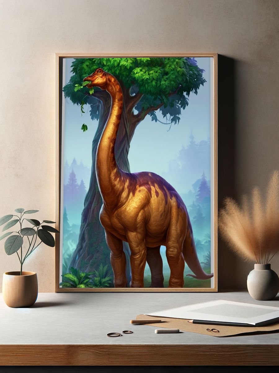Celestial Ritual Hall Illustration Print. — room view 2