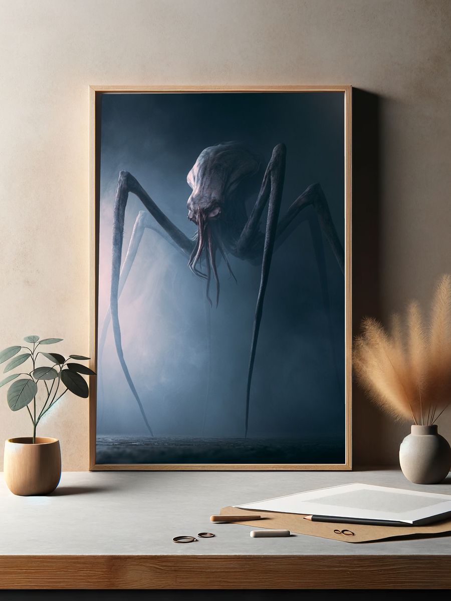 Cosmic Horror Creature Poster. — room view 2