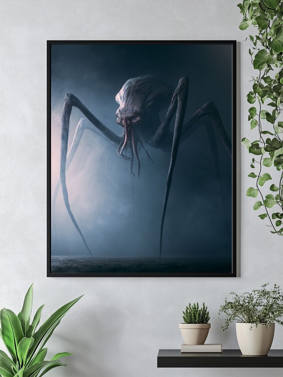 Cosmic Horror Creature Poster. — room view 4