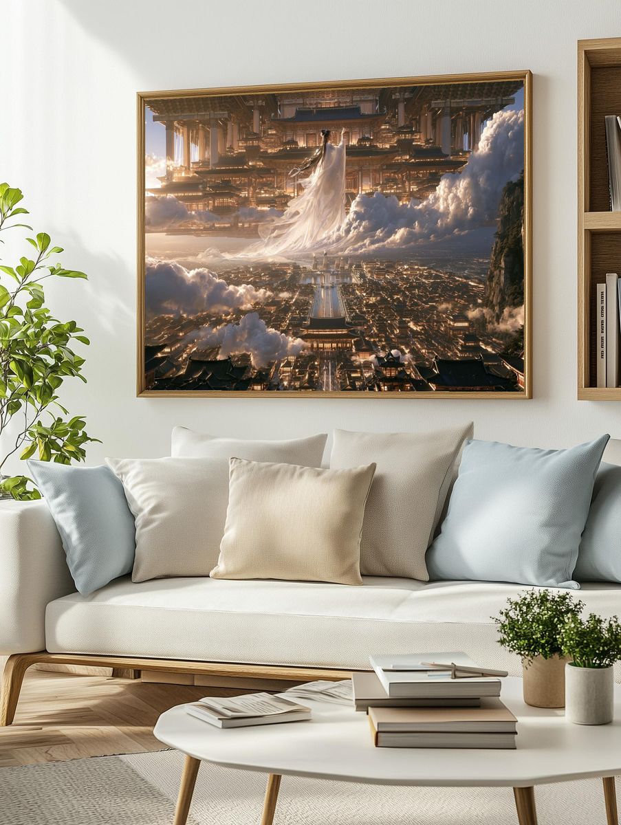 Celestial Palace Fantasy Print. — room view 2