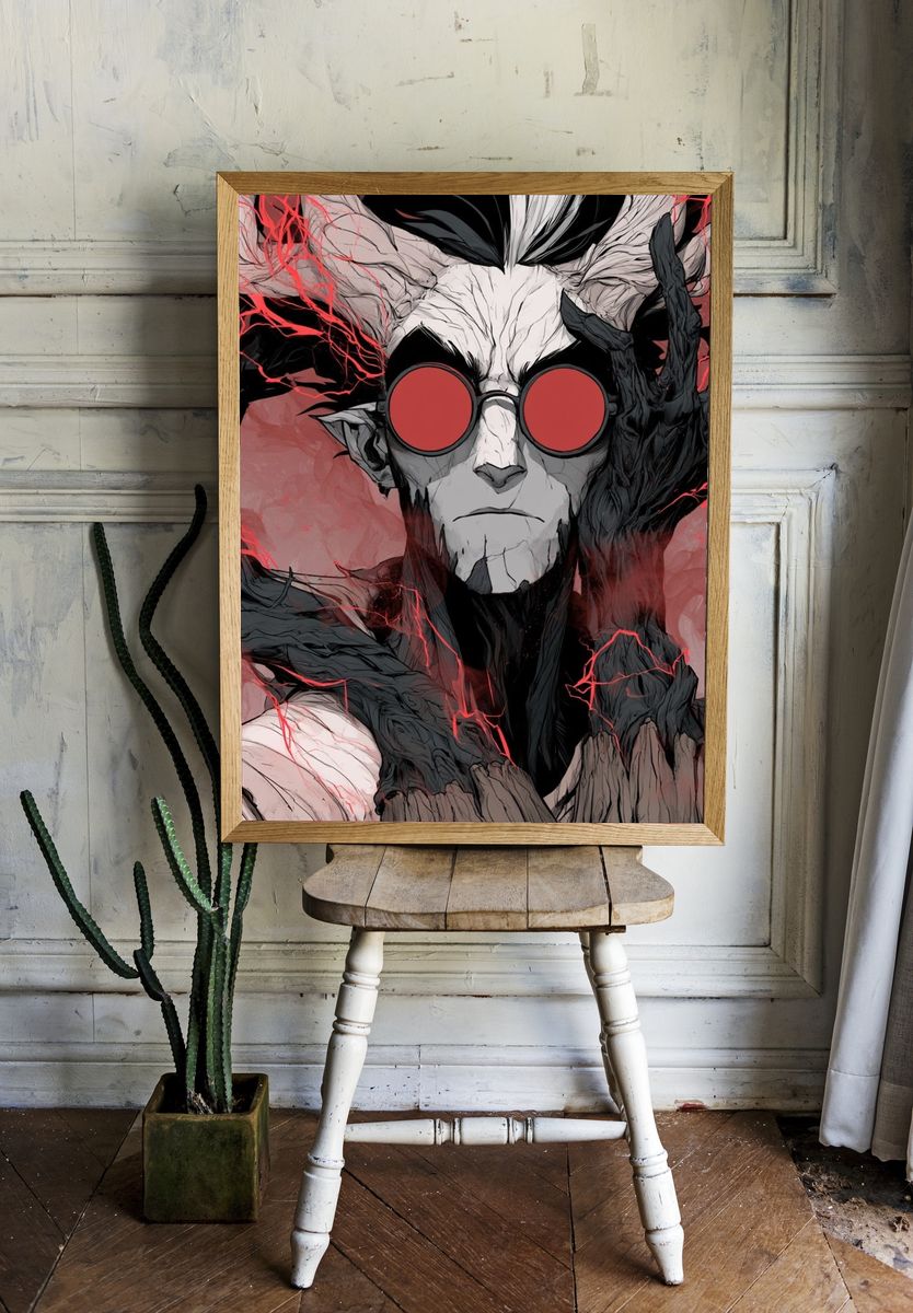 Dark Fantasy Portrait Poster. room preview