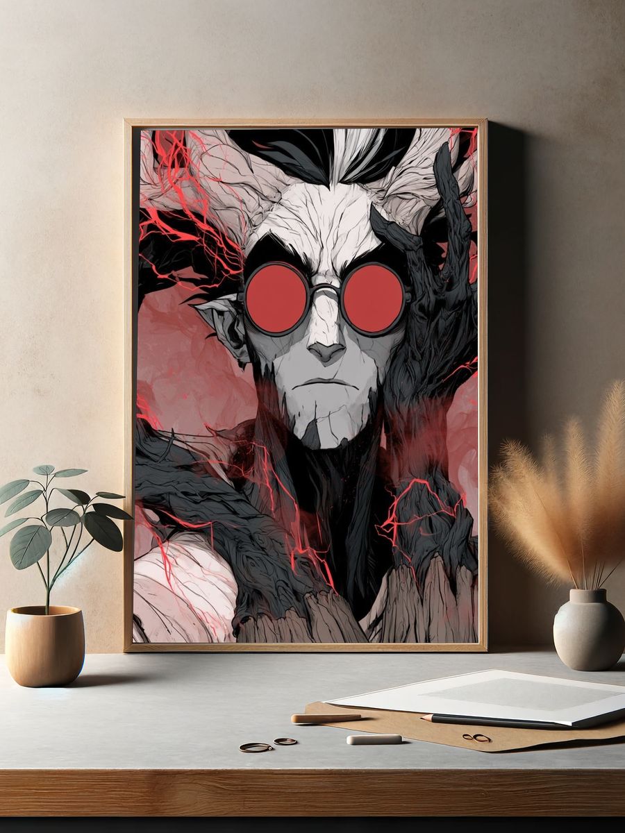 Dark Fantasy Portrait Poster. — room view 2