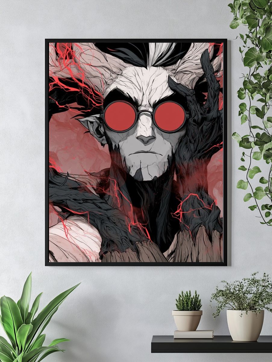 Dark Fantasy Portrait Poster. — room view 4