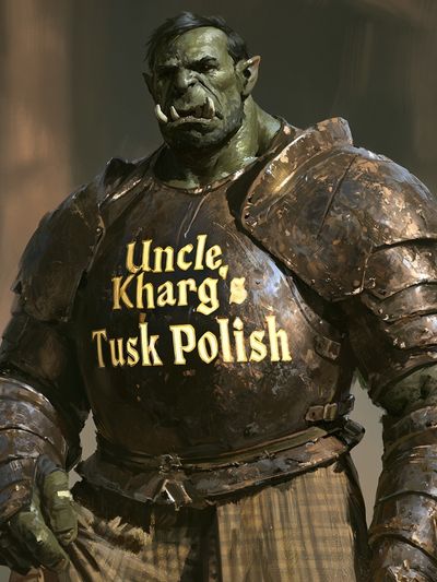 Uncle Kharg's Tusk Polish Print. poster
