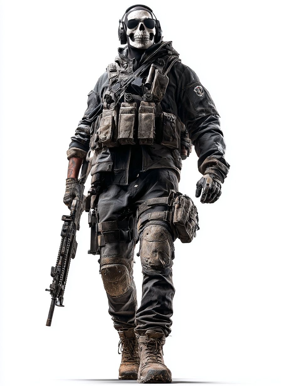 Skull Soldier Tactical Poster. poster detail