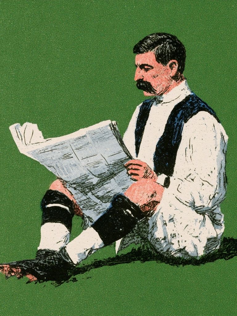 Victorian Reader Illustration Poster. poster — illustration art