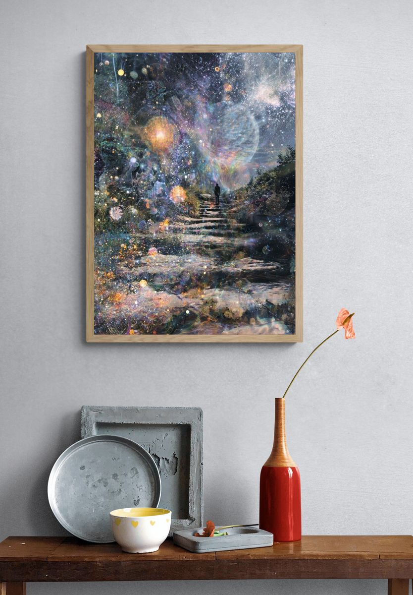 Celestial Garden Dreamscape Print. — room view 3