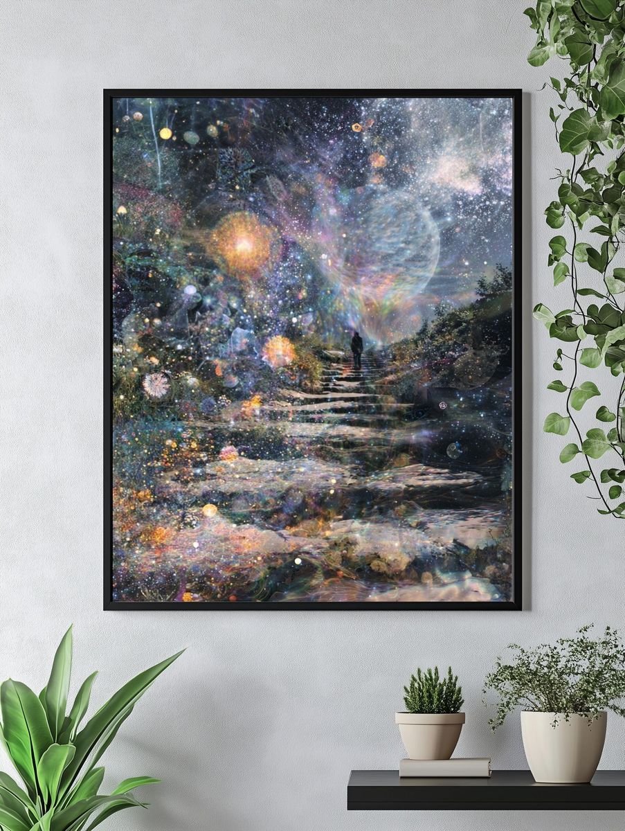 Celestial Garden Dreamscape Print. — room view 4