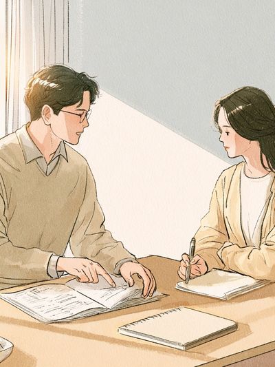 Study Session Illustration Poster.