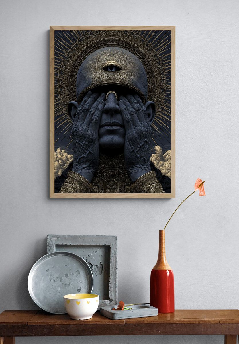 Mystic Oracle Portrait Print. — room view 3