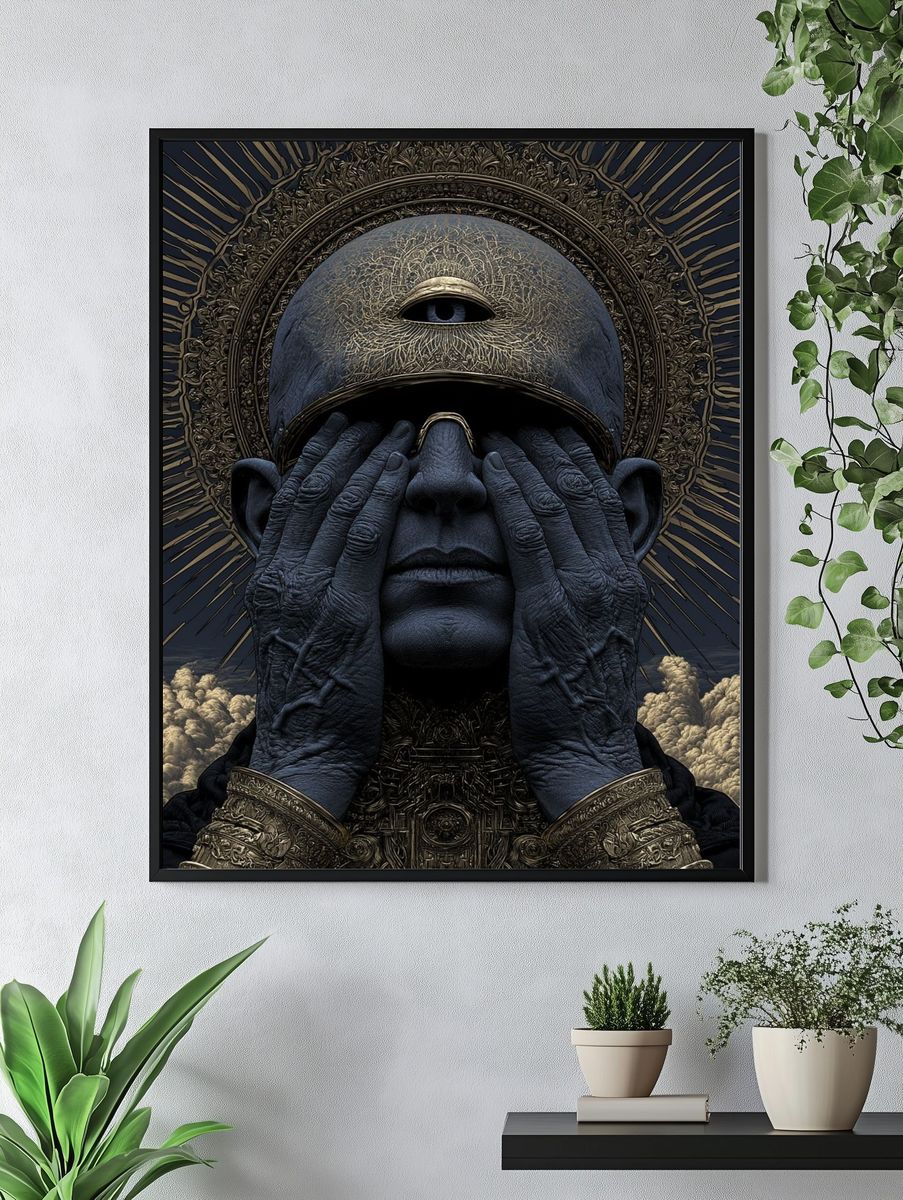 Mystic Oracle Portrait Print. — room view 4