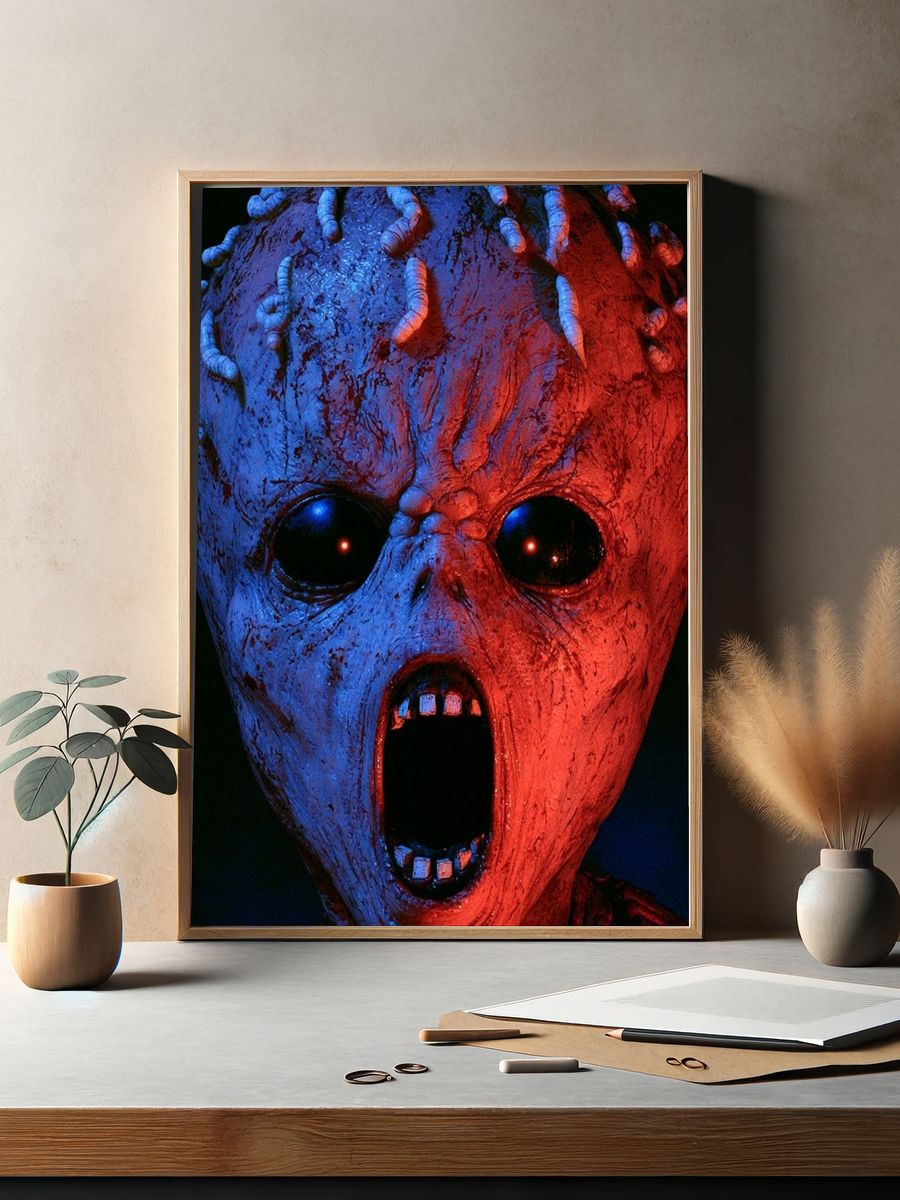 Demonic Mask Horror Poster. — room view 2