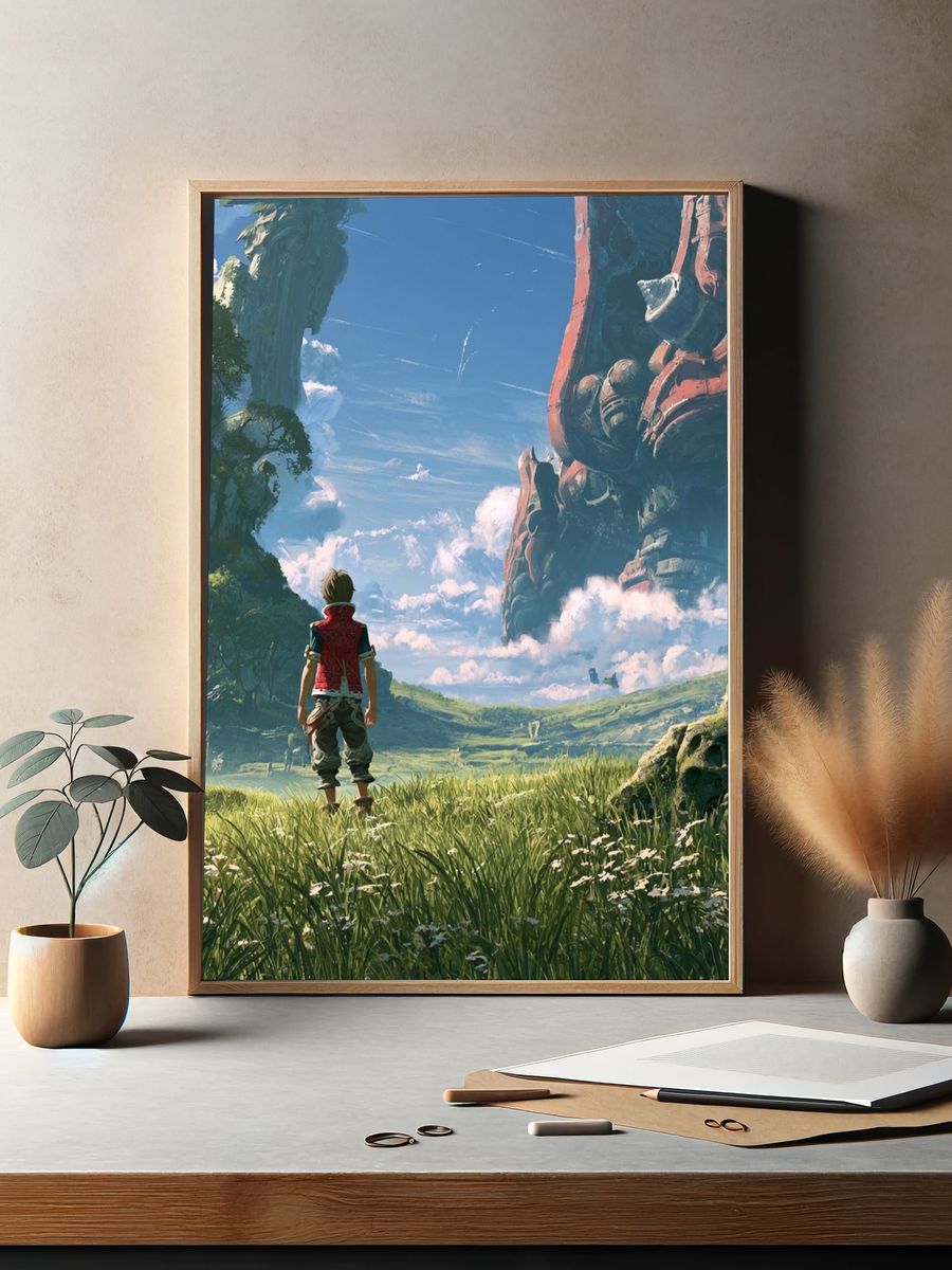 Fantasy Landscape Adventure Print. — room view 2