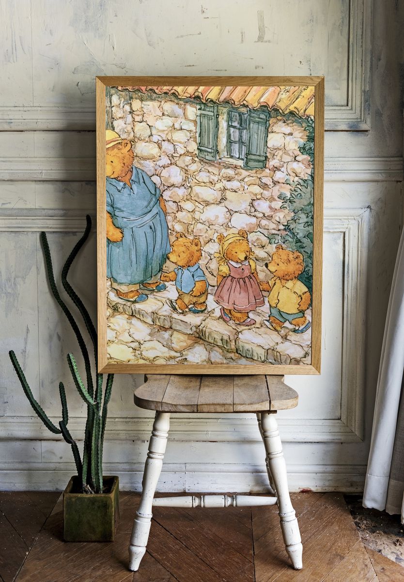 Winnie the Pooh Village Walk Poster. — room view 1