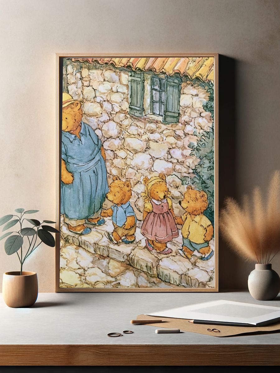 Winnie the Pooh Village Walk Poster. — room view 2