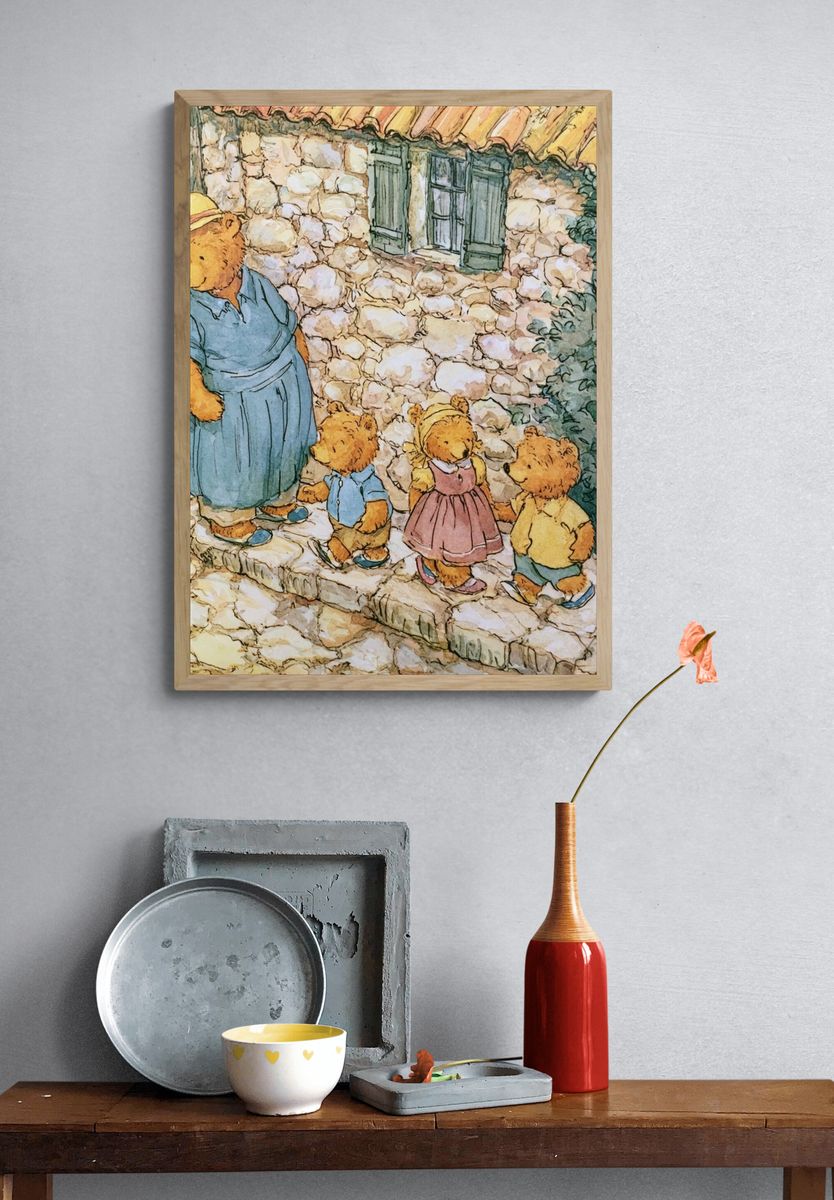 Winnie the Pooh Village Walk Poster. — room view 3