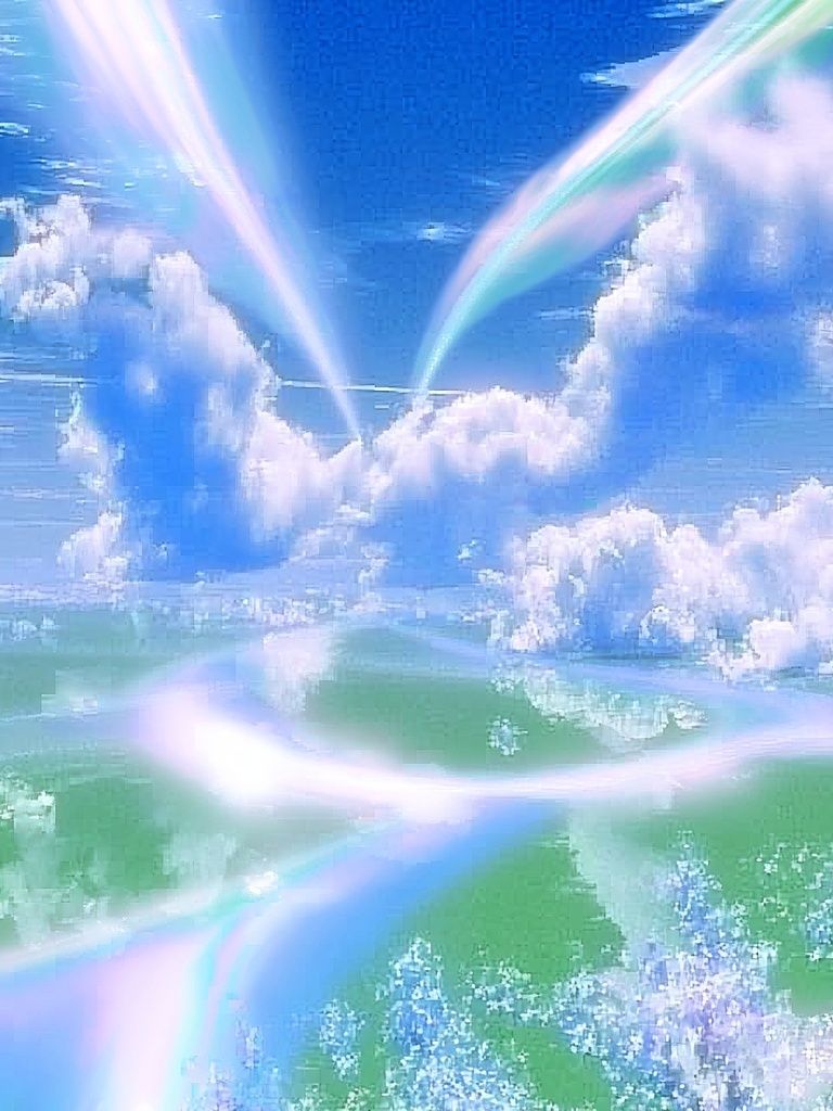 Dreamy Sky Clouds Poster. poster — illustration art