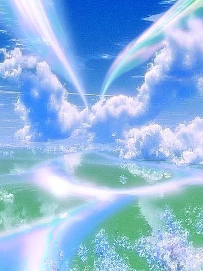 Dreamy Sky Clouds Poster. poster