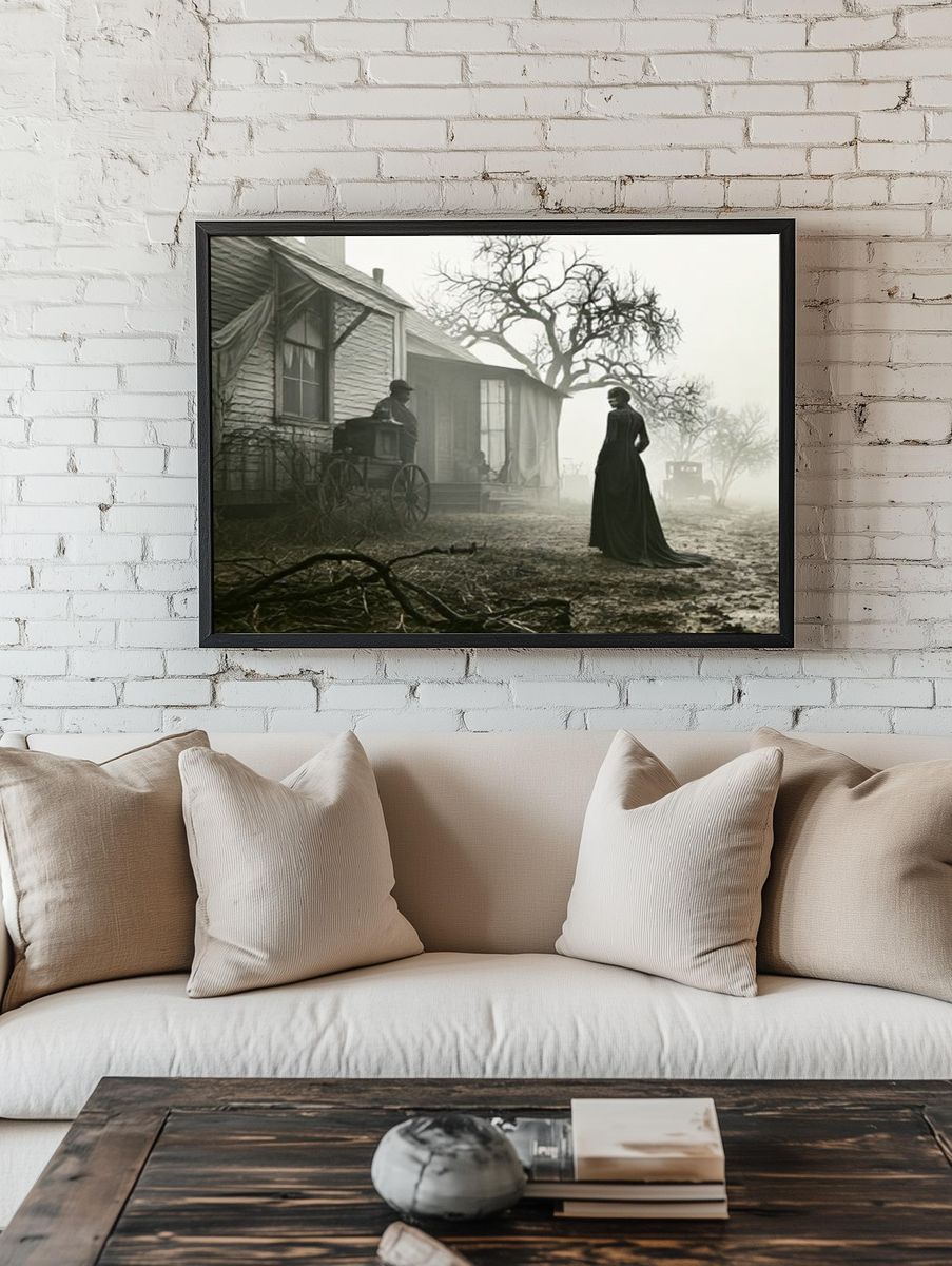 Haunted Victorian Farmhouse Poster. — room view 1