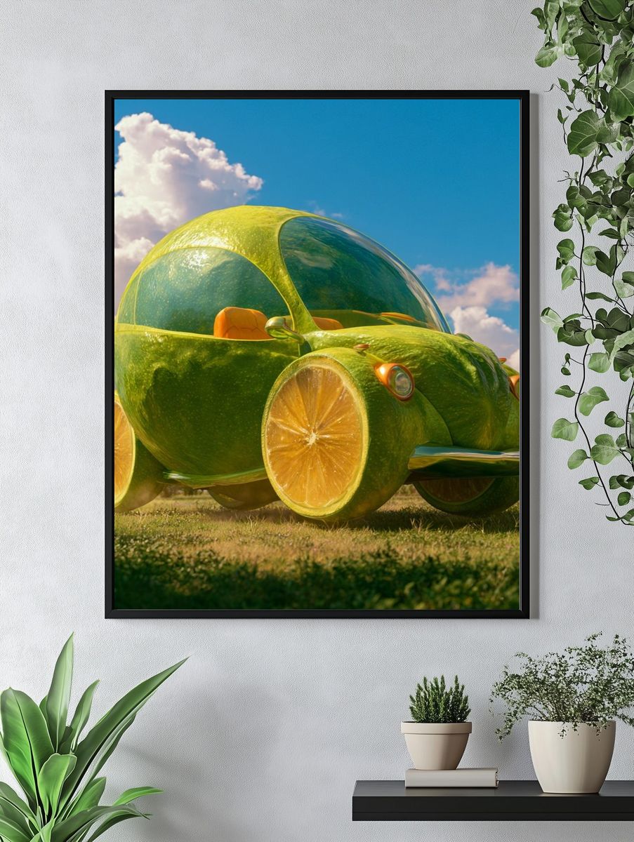 Forest Goblin Watercolor Poster. — room view 4