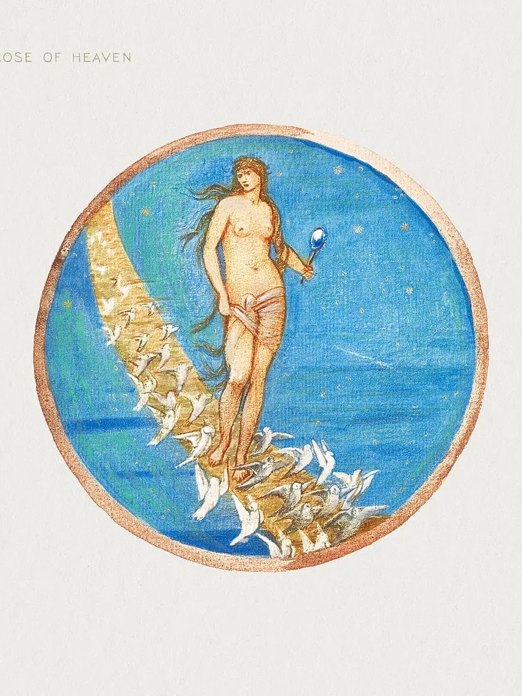 Rose Heaven Flower Book (1905). poster detail