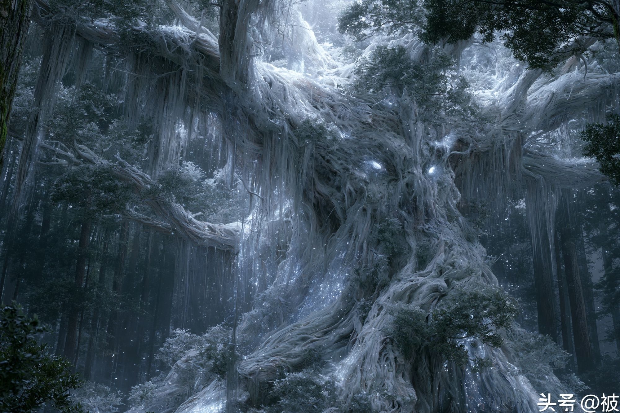 Enchanted Forest Spirit — Fantasy Print. poster detail