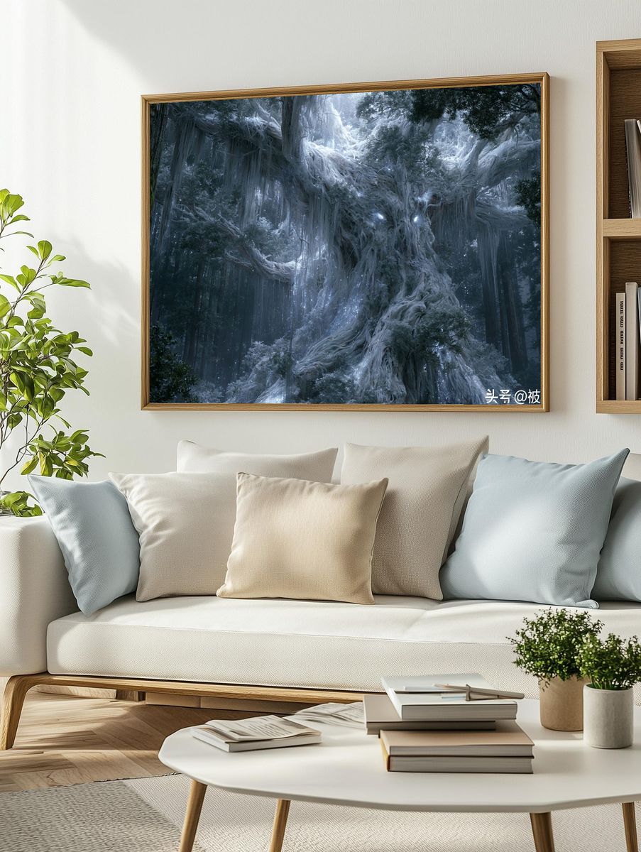 Enchanted Forest Spirit — Fantasy Print. — room view 2