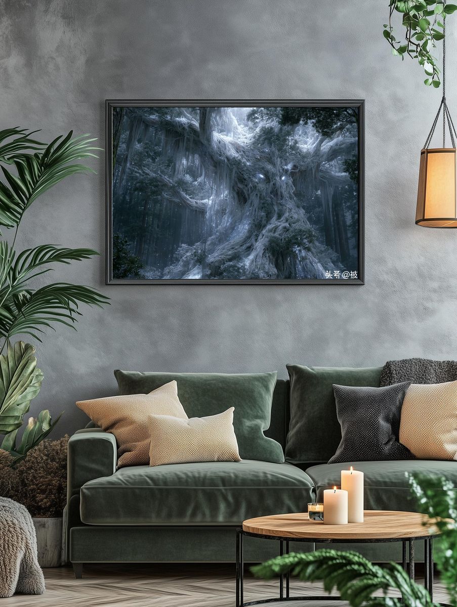 Enchanted Forest Spirit — Fantasy Print. — room view 4
