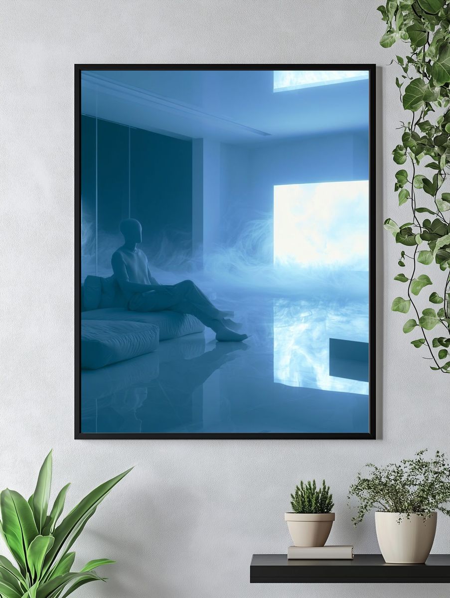 Alien Sorceress Fantasy Print. — room view 4