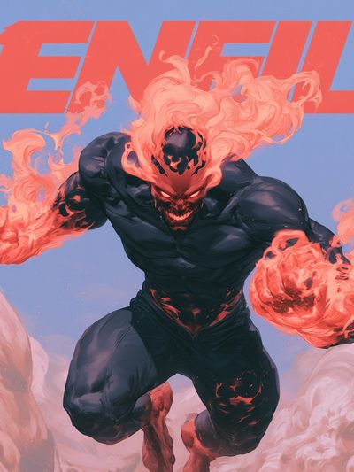 Enfu Fiery Demon Poster.