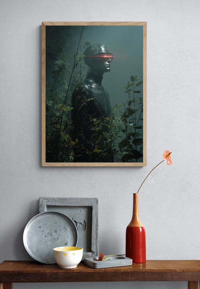 Cybernetic Forest Sentinel Poster. — room view 3