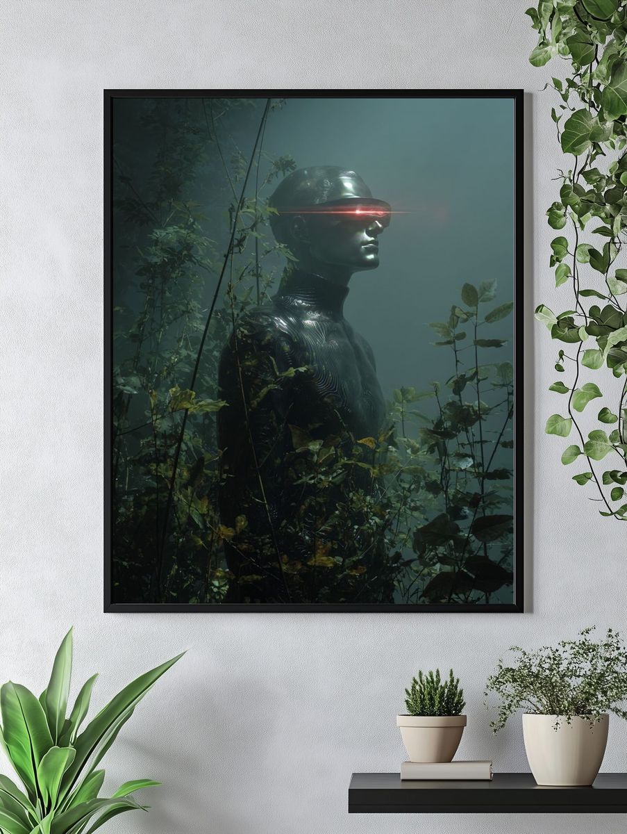Cybernetic Forest Sentinel Poster. — room view 4
