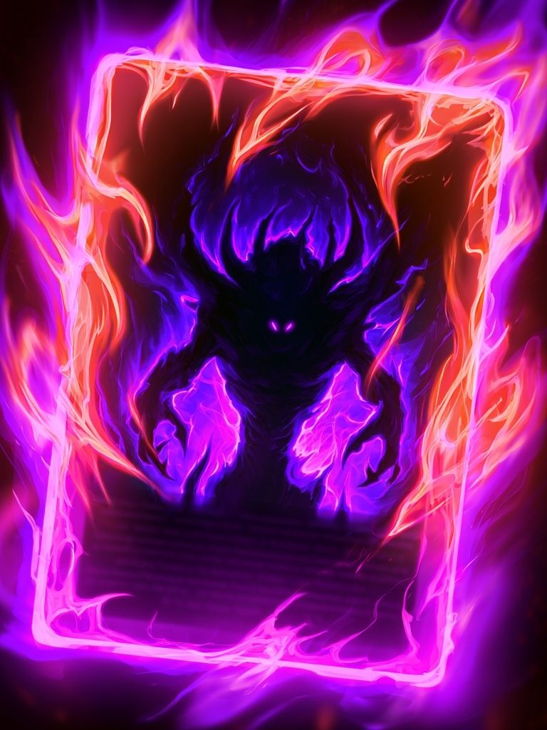 Neon Demon Flame Poster. poster detail