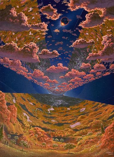 Internal view O'Neill cylinder (2015). poster