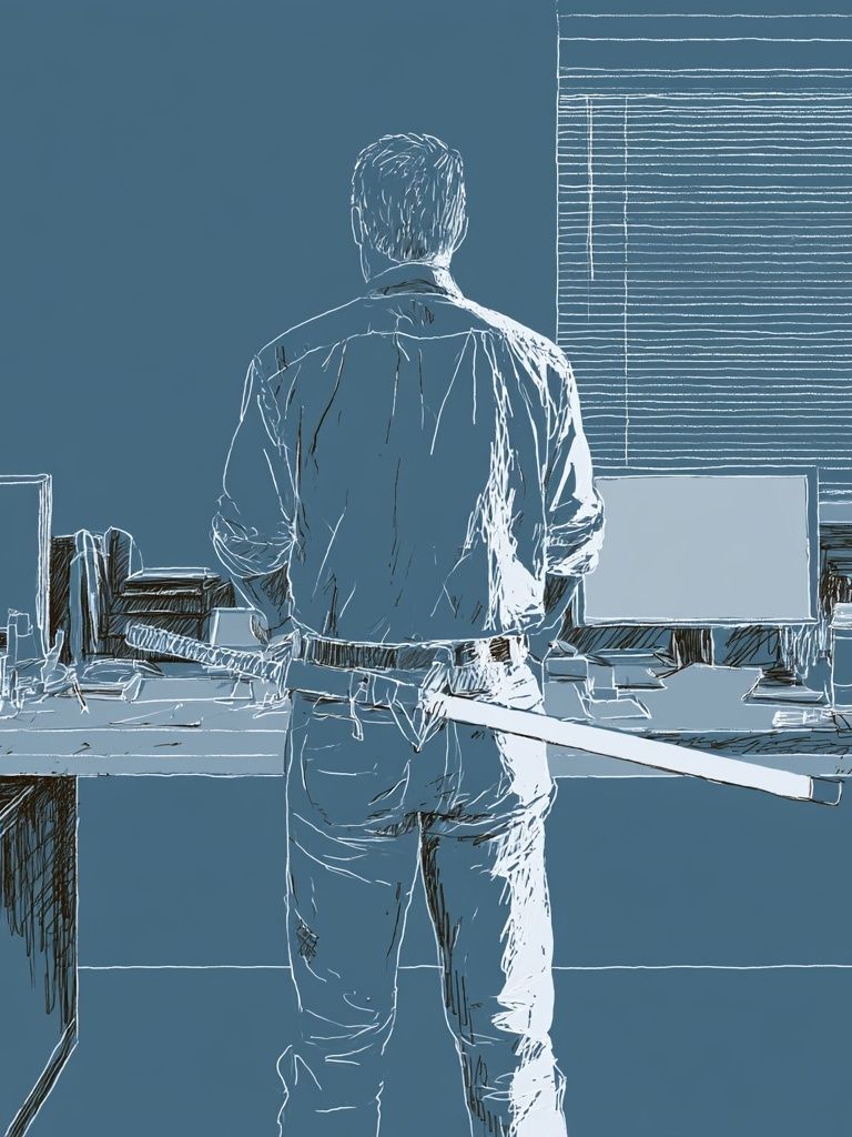 Office Figure Illustration Poster. poster detail