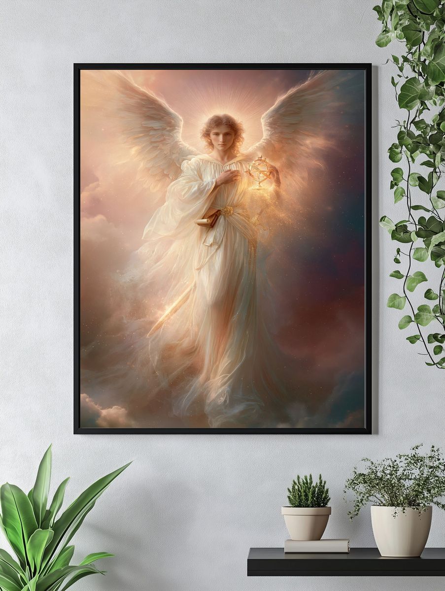 Celestial Angel — Fantasy Print. — room view 4