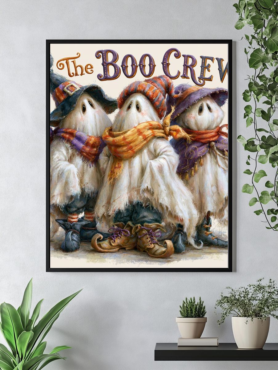 The Boo Crew Halloween Poster. — room view 4