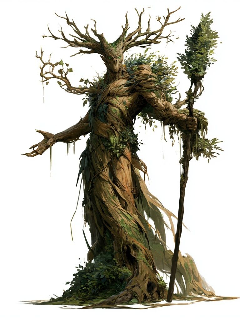 Tree Guardian Illustration Poster. poster detail