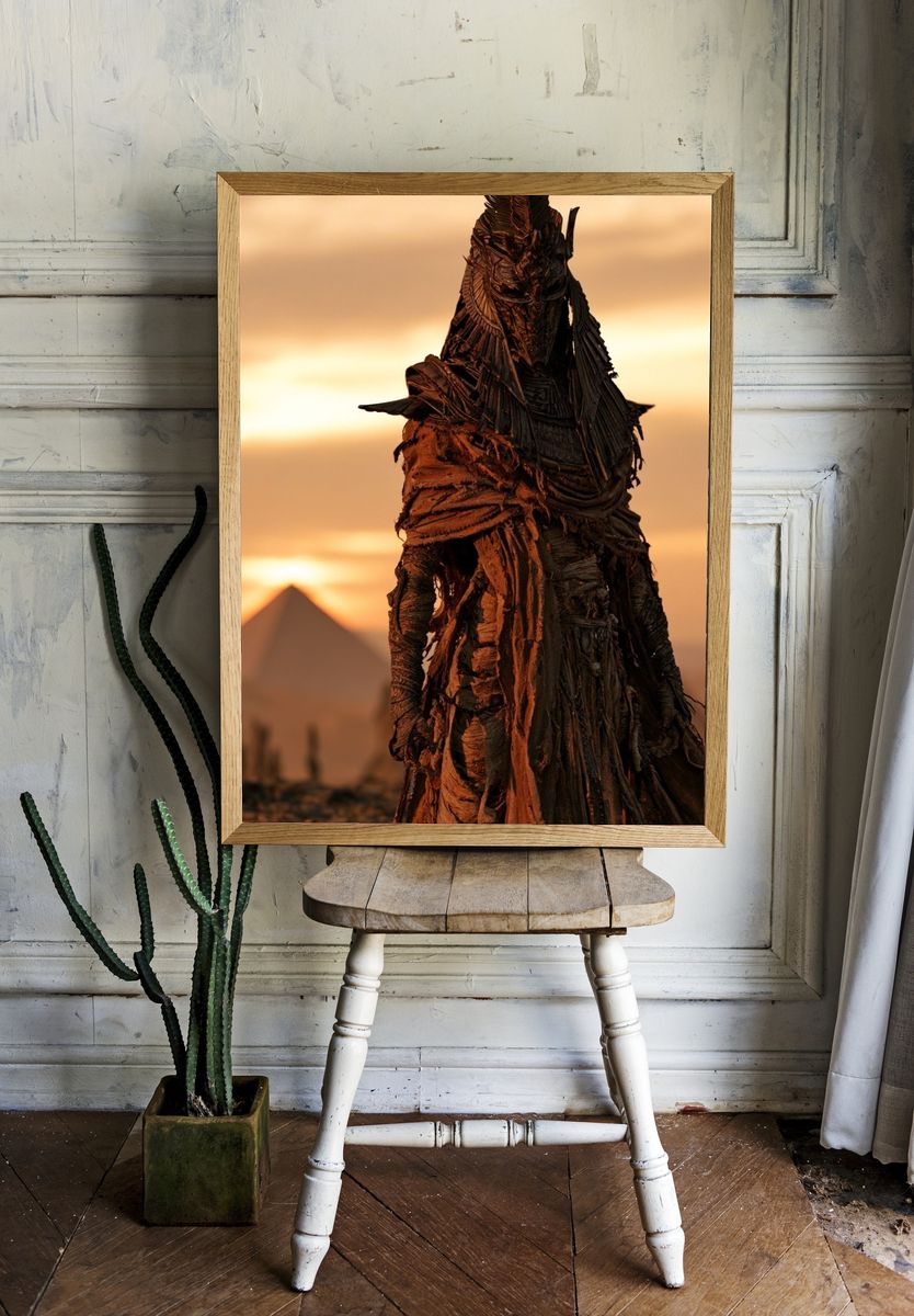 Desert Guardian Fantasy Print. room preview