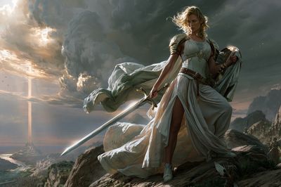 Warrior Queen Fantasy Print.