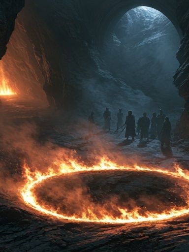 Mystic Cave Ritual Poster. poster detail