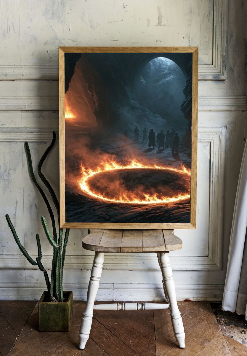 Mystic Cave Ritual Poster. — room view 1