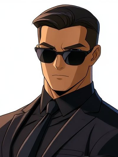 Cool Sunglasses Portrait Print.
