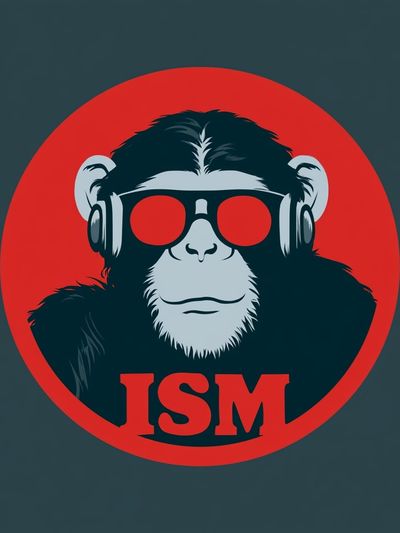 DJ Monkey Pop-Art Poster.