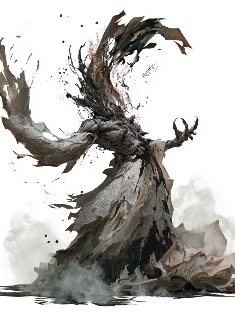 Abstract Shapeshifter Illustration Poster. poster detail