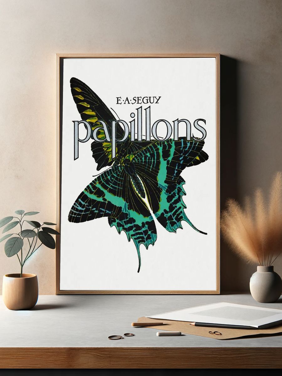 E.A. Séguy 's Papillons (1925). — room view 2