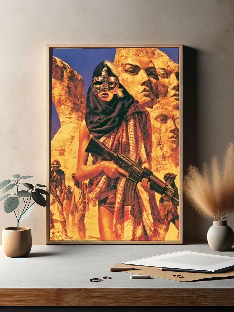 Desert Warrior Surrealism Print. — room view 2