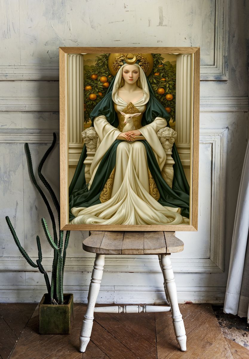 The High Priestess Tarot Poster. room preview